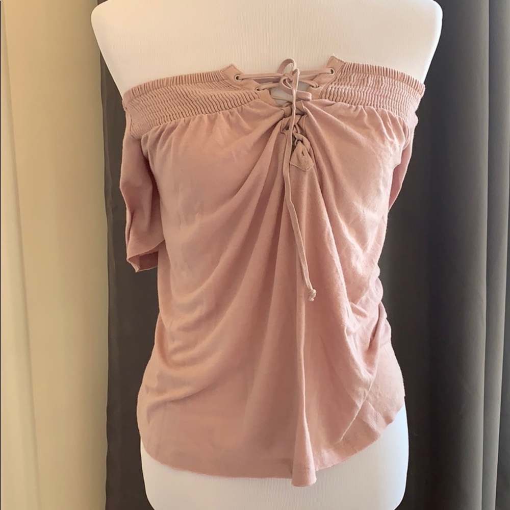 American eagle off the shoulder top